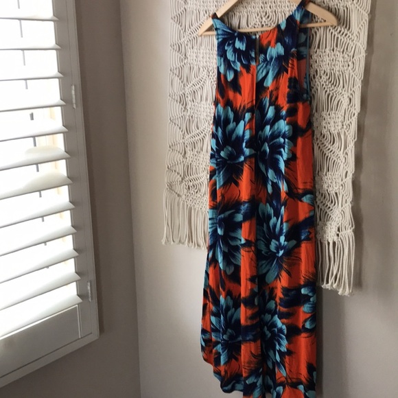 Maeve high low floral sleeveless dress sz 4 - Picture 8 of 9